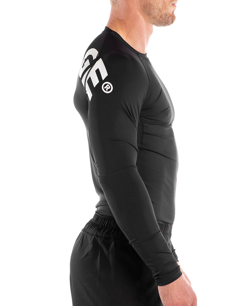 Oversized Wordmark Long Sleeve Rash Guard