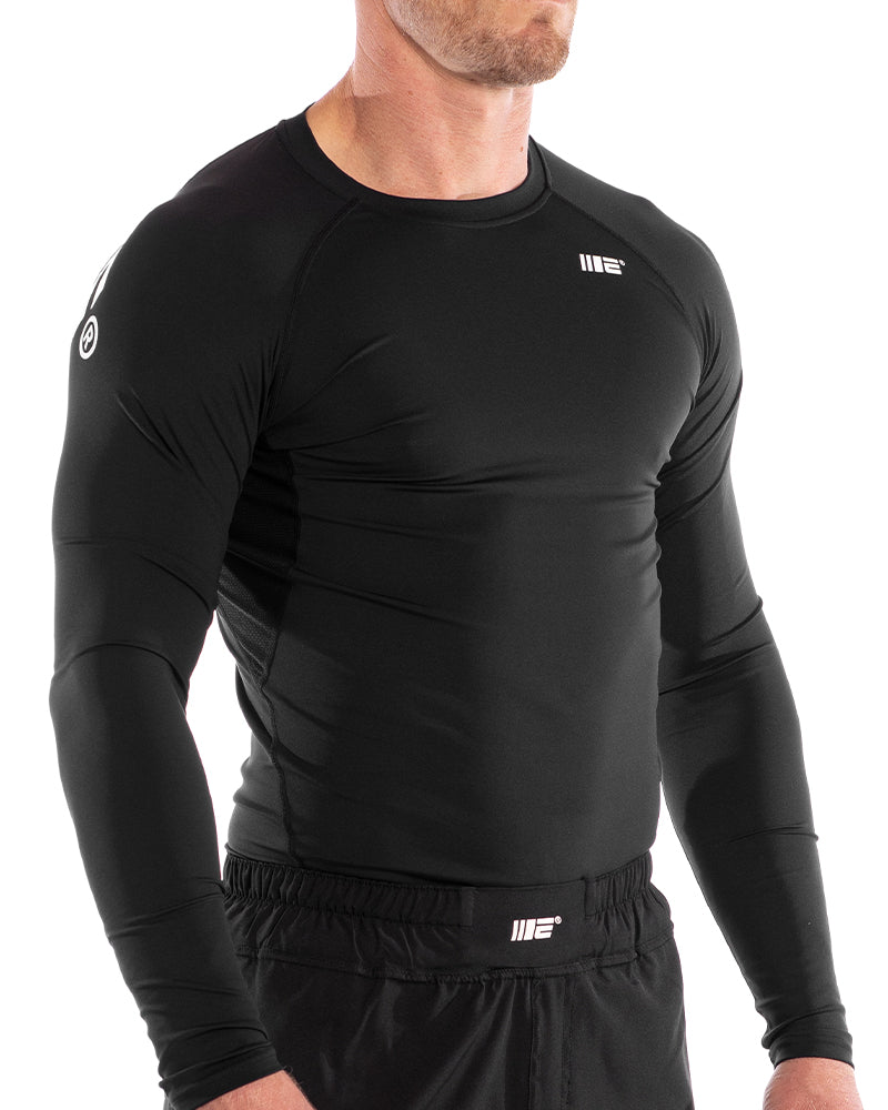 Oversized Wordmark Long Sleeve Rash Guard