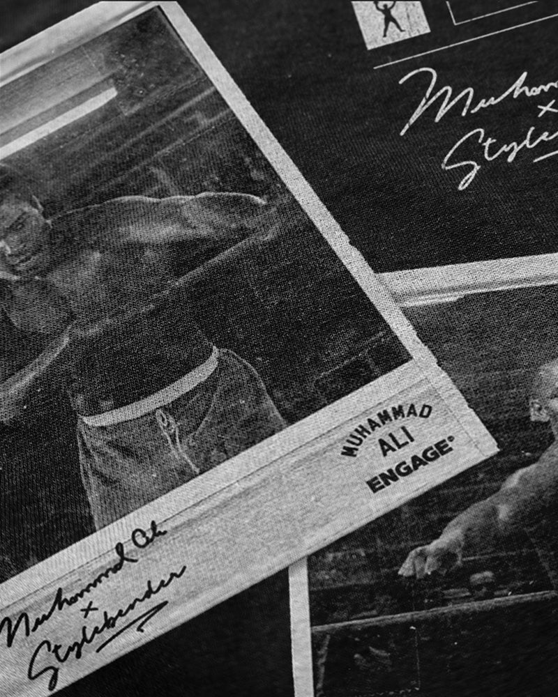 ENGAGE x Muhammad Ali x Israel Adesanya &#39;Polaroid&#39; T-Shirt