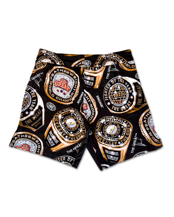 Alexander Volkanovski 'Big Rings' MMA Grappling Shorts - engagefightwear-nz