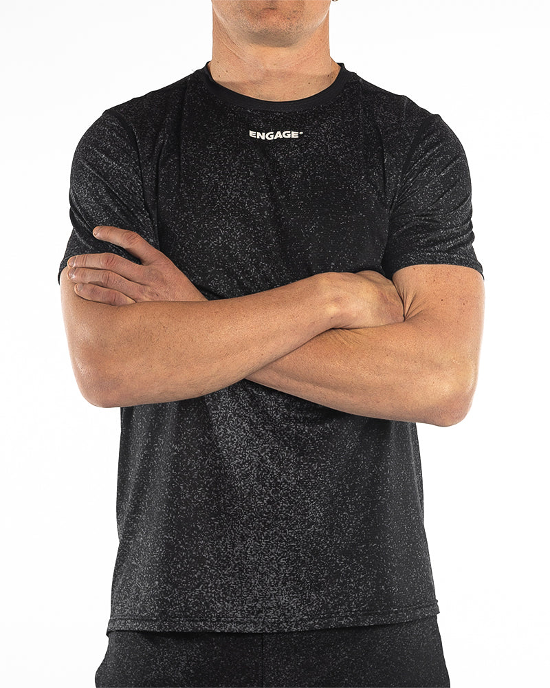 Engage Core Training Short Sleeve Tee (Asphalt)