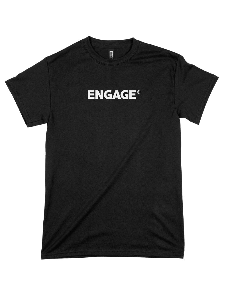 Engage Wordmark T-Shirt (Black)