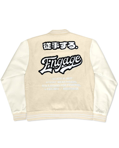 Collector's Edition Varsity Jacket (White)