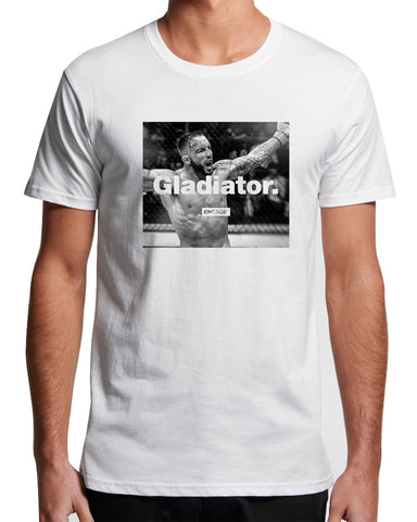 Gladiator (Brad Riddell) Supporter Tee - White