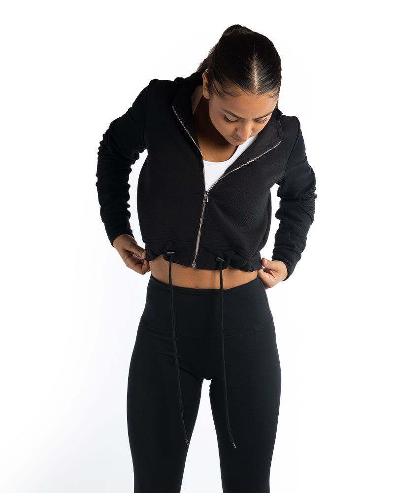 Engage Women&#39;s Zip Up Cropped Hoodie