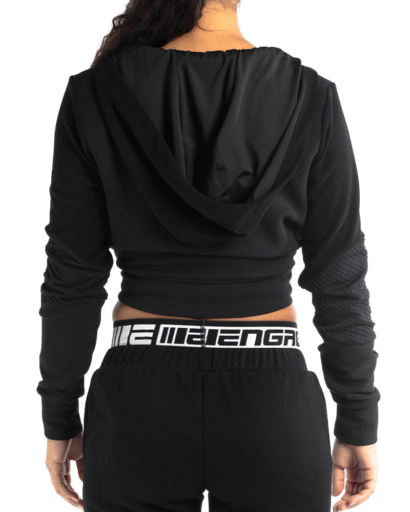 Engage Women&#39;s Zip Up Cropped Hoodie