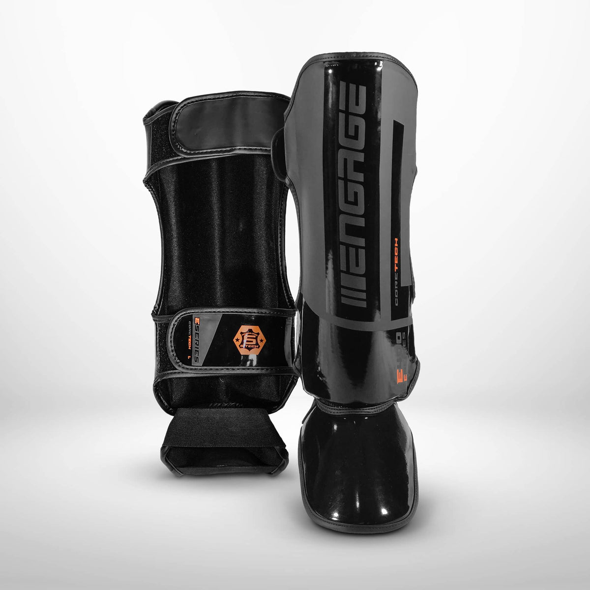 Engage E-Series Shin Guards Black